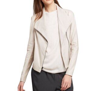 Vince Leather Moto Asymmetrical Jacket Size L